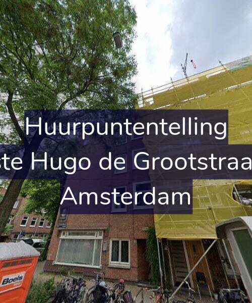 Foto gevel Huurpuntentelling voor Eerste Hugo de Grootstraat 45, Amsterdam