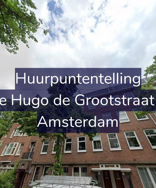 Foto gevel Huurpuntentelling voor Eerste Hugo de Grootstraat 58-3, Amsterdam