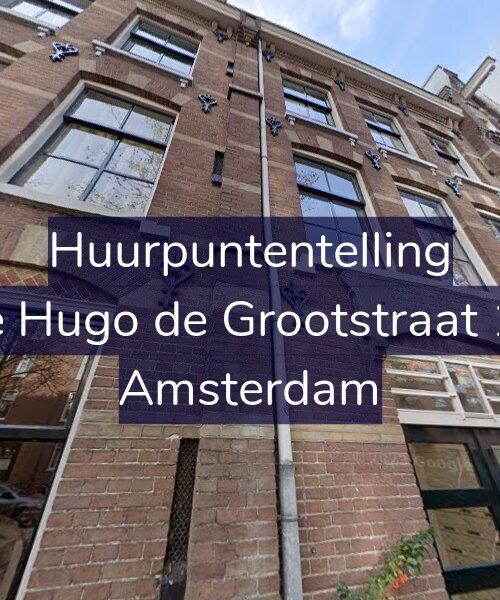 Foto gevel Huurpuntentelling voor Eerste Hugo de Grootstraat 13-C2, Amsterdam