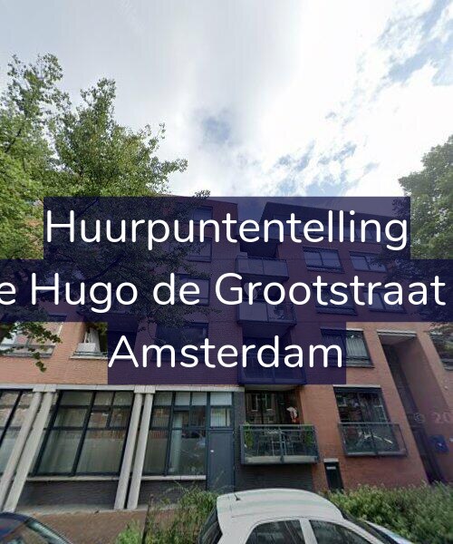 Foto gevel Huurpuntentelling voor Eerste Hugo de Grootstraat 28-A, Amsterdam
