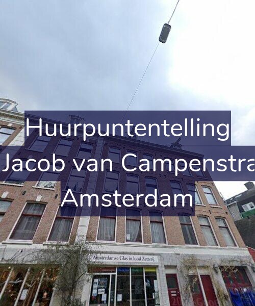 Foto gevel Huurpuntentelling voor Eerste Jacob van Campenstraat 8-2, Amsterdam