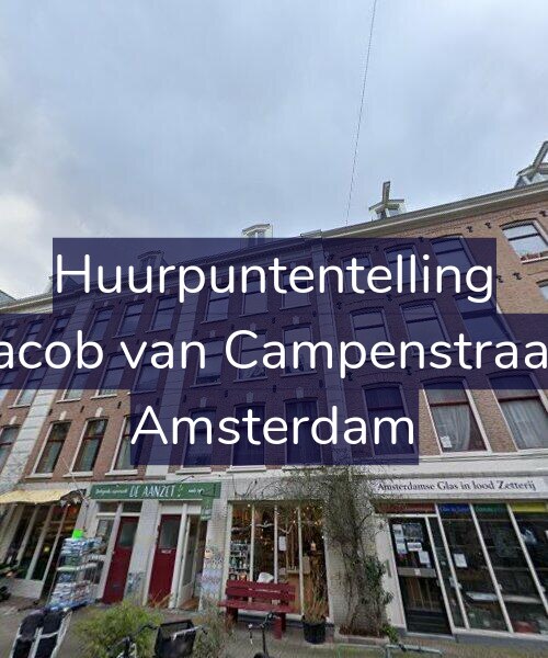 Foto gevel Huurpuntentelling voor Eerste Jacob van Campenstraat 10-1A, Amsterdam