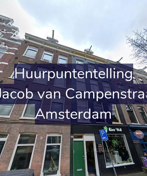 Foto gevel Huurpuntentelling voor Eerste Jacob van Campenstraat 56-1, Amsterdam