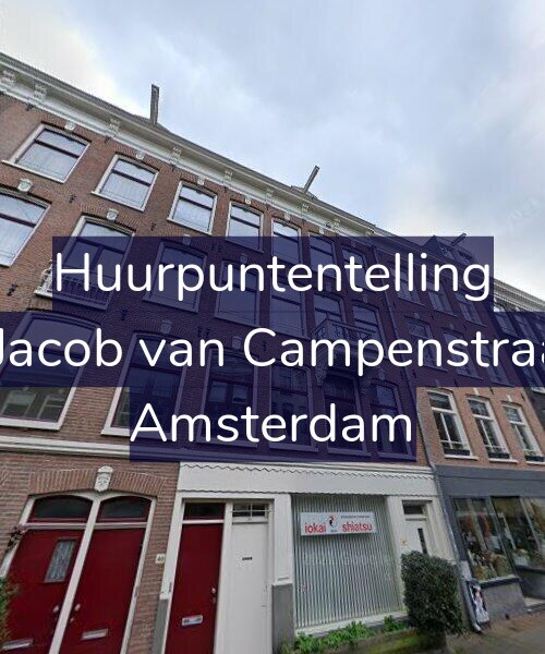 Foto gevel Huurpuntentelling voor Eerste Jacob van Campenstraat 40-3, Amsterdam