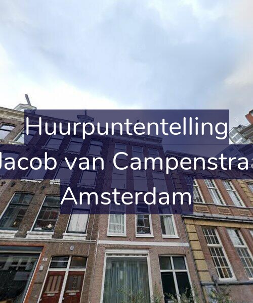 Foto gevel Huurpuntentelling voor Eerste Jacob van Campenstraat 57-3, Amsterdam