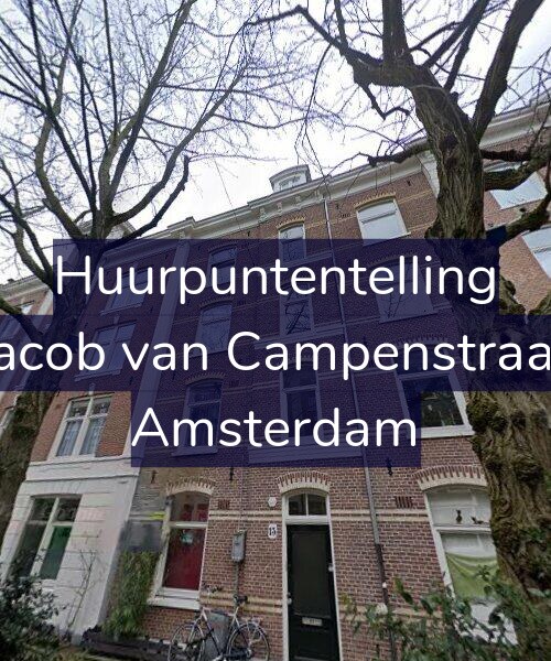 Foto gevel Huurpuntentelling voor Eerste Jacob van Campenstraat 13-2R, Amsterdam