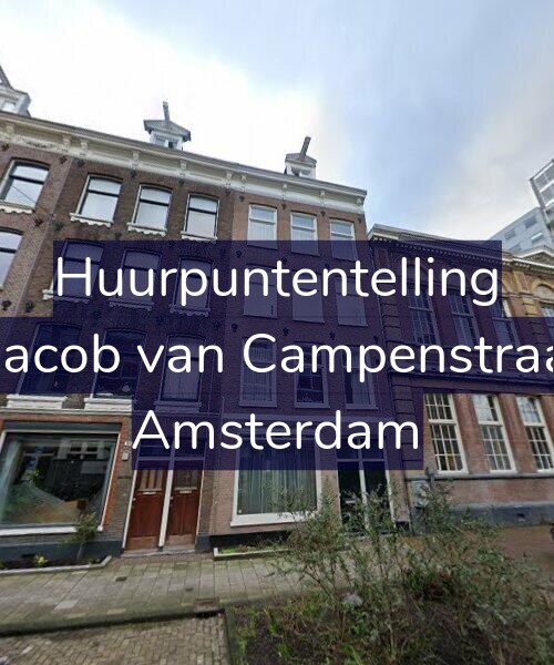 Foto gevel Huurpuntentelling voor Eerste Jacob van Campenstraat 57-H, Amsterdam