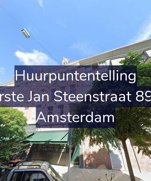 Foto gevel Huurpuntentelling voor Eerste Jan Steenstraat 89-1, Amsterdam