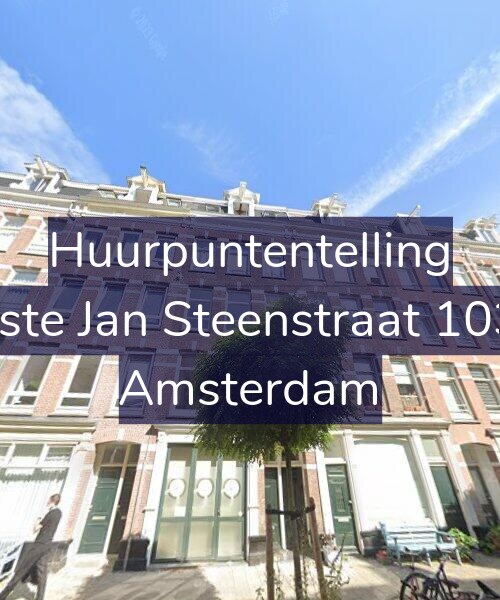 Foto gevel Huurpuntentelling voor Eerste Jan Steenstraat 103-3, Amsterdam