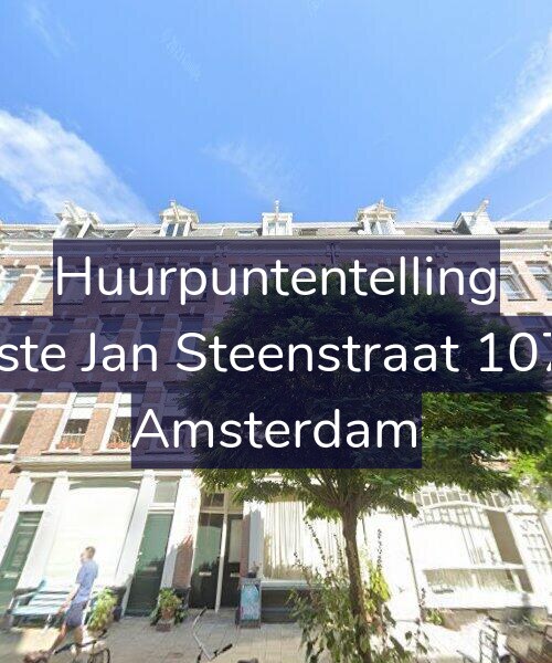 Foto gevel Huurpuntentelling voor Eerste Jan Steenstraat 107-H, Amsterdam