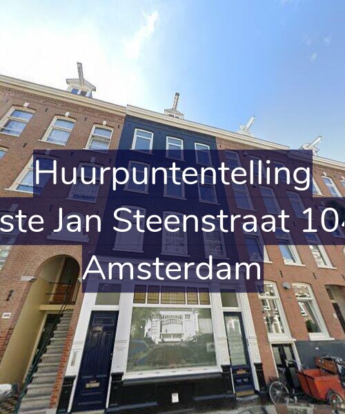 Foto gevel Huurpuntentelling voor Eerste Jan Steenstraat 104-3, Amsterdam