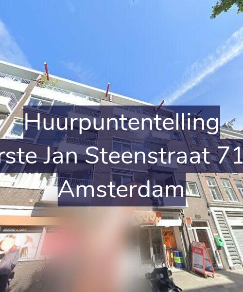 Foto gevel Huurpuntentelling voor Eerste Jan Steenstraat 71-A, Amsterdam