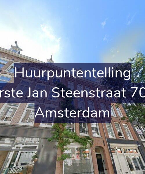 Foto gevel Huurpuntentelling voor Eerste Jan Steenstraat 70-2, Amsterdam