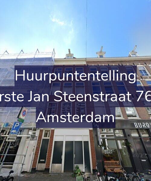 Foto gevel Huurpuntentelling voor Eerste Jan Steenstraat 76-3, Amsterdam