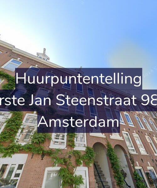 Foto gevel Huurpuntentelling voor Eerste Jan Steenstraat 98-3, Amsterdam
