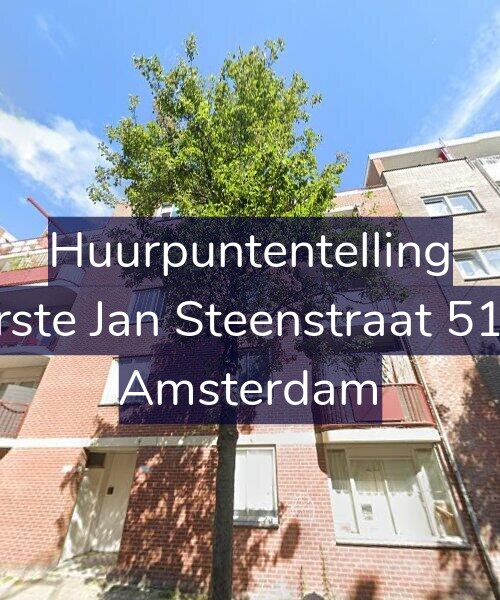 Foto gevel Huurpuntentelling voor Eerste Jan Steenstraat 51-D, Amsterdam