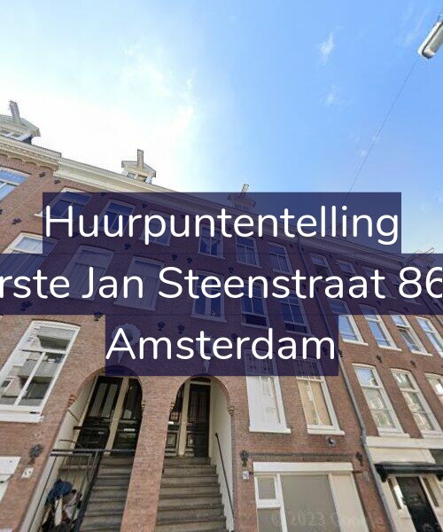 Foto gevel Huurpuntentelling voor Eerste Jan Steenstraat 86-2, Amsterdam