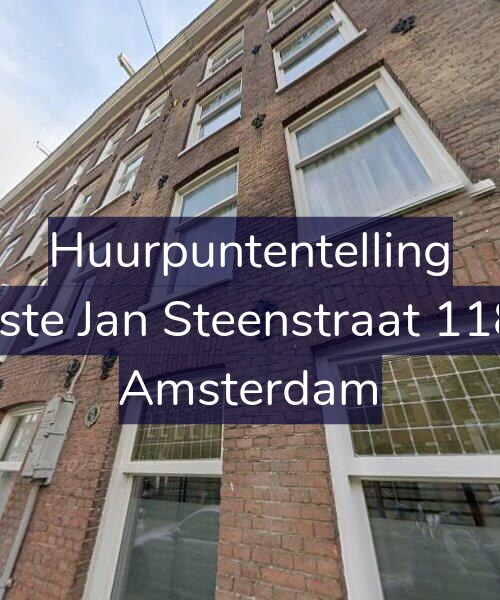 Foto gevel Huurpuntentelling voor Eerste Jan Steenstraat 118-3, Amsterdam