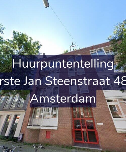 Foto gevel Huurpuntentelling voor Eerste Jan Steenstraat 48-E, Amsterdam