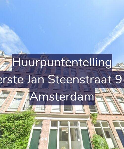 Foto gevel Huurpuntentelling voor Eerste Jan Steenstraat 9-3, Amsterdam
