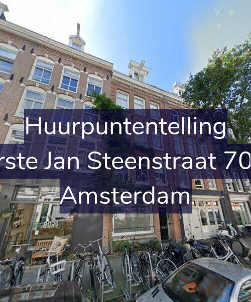 Foto gevel Huurpuntentelling voor Eerste Jan Steenstraat 70-H, Amsterdam