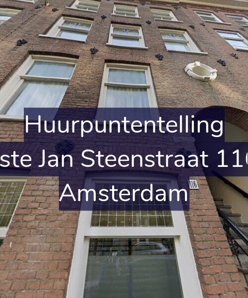 Foto gevel Huurpuntentelling voor Eerste Jan Steenstraat 116-3, Amsterdam