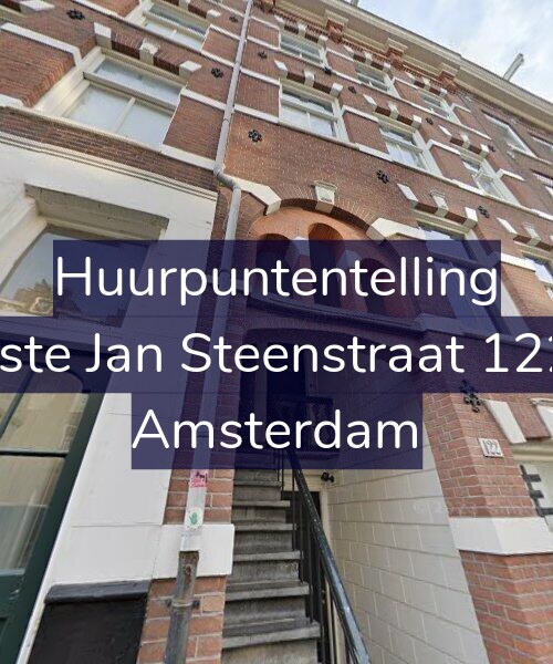 Foto gevel Huurpuntentelling voor Eerste Jan Steenstraat 122-1, Amsterdam
