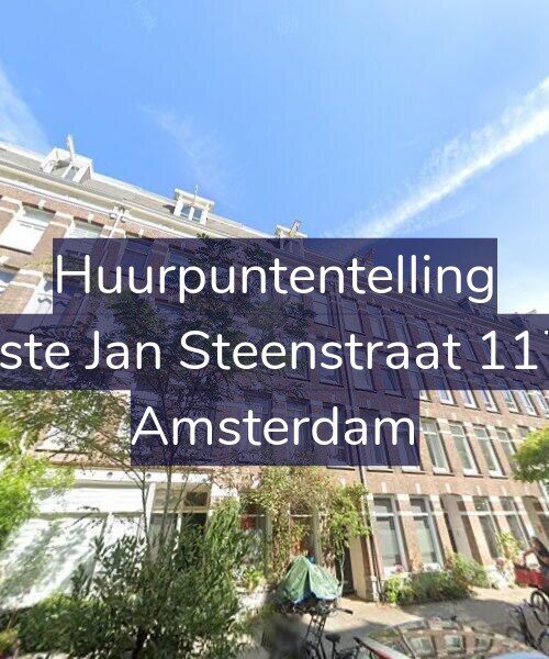 Foto gevel Huurpuntentelling voor Eerste Jan Steenstraat 117-1, Amsterdam