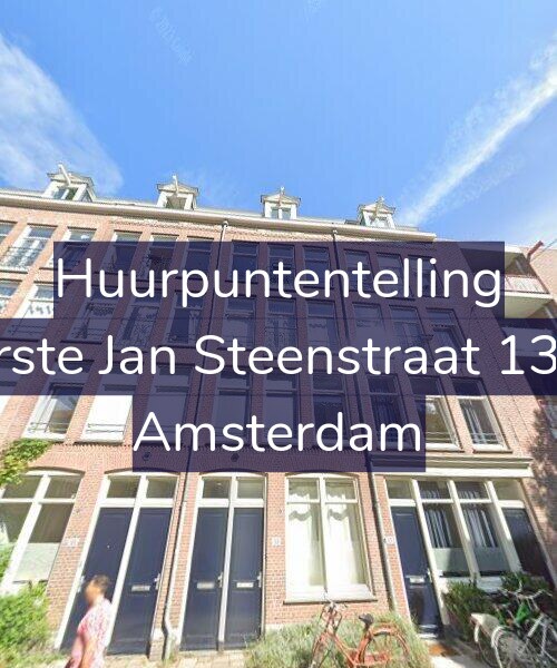 Foto gevel Huurpuntentelling voor Eerste Jan Steenstraat 13-H, Amsterdam