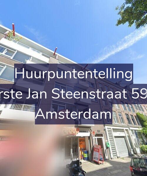 Foto gevel Huurpuntentelling voor Eerste Jan Steenstraat 59-A, Amsterdam