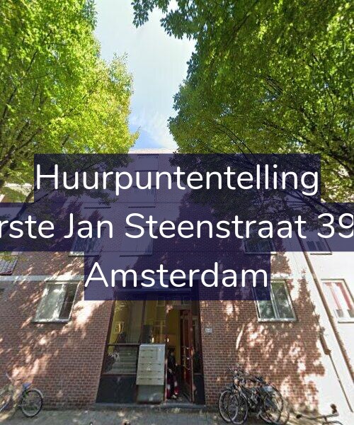 Foto gevel Huurpuntentelling voor Eerste Jan Steenstraat 39-C, Amsterdam