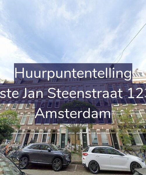 Foto gevel Huurpuntentelling voor Eerste Jan Steenstraat 123-4, Amsterdam