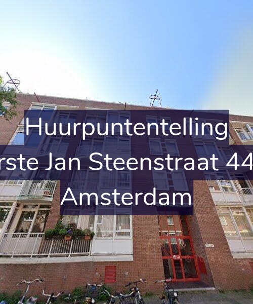 Foto gevel Huurpuntentelling voor Eerste Jan Steenstraat 44-A, Amsterdam