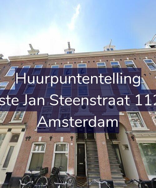 Foto gevel Huurpuntentelling voor Eerste Jan Steenstraat 112-H, Amsterdam