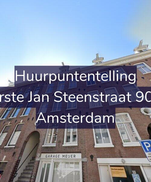 Foto gevel Huurpuntentelling voor Eerste Jan Steenstraat 90-3, Amsterdam