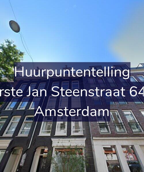 Foto gevel Huurpuntentelling voor Eerste Jan Steenstraat 64-2, Amsterdam