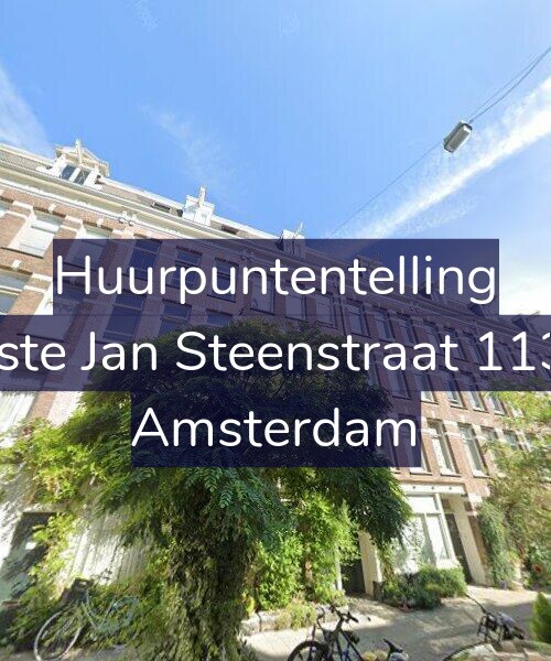 Foto gevel Huurpuntentelling voor Eerste Jan Steenstraat 113-H, Amsterdam