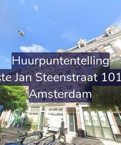 Foto gevel Huurpuntentelling voor Eerste Jan Steenstraat 101-1V, Amsterdam