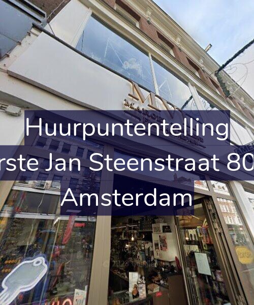 Foto gevel Huurpuntentelling voor Eerste Jan Steenstraat 80-D, Amsterdam