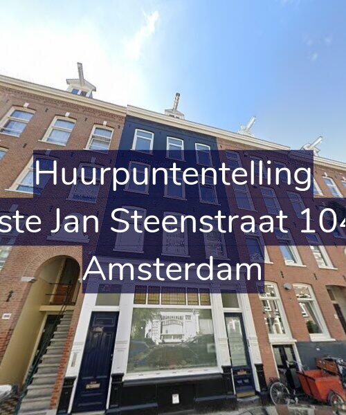 Foto gevel Huurpuntentelling voor Eerste Jan Steenstraat 104-H, Amsterdam