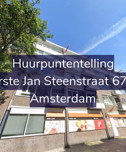 Foto gevel Huurpuntentelling voor Eerste Jan Steenstraat 67-A, Amsterdam