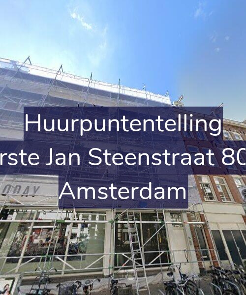 Foto gevel Huurpuntentelling voor Eerste Jan Steenstraat 80-F, Amsterdam
