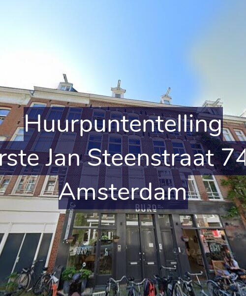 Foto gevel Huurpuntentelling voor Eerste Jan Steenstraat 74-1, Amsterdam