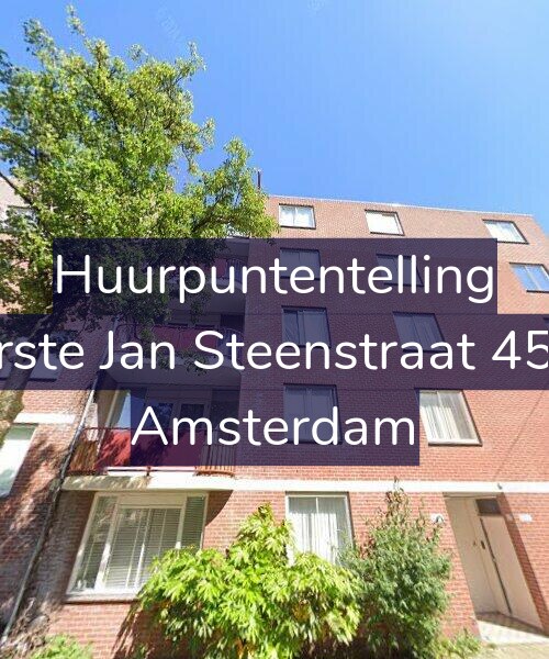 Foto gevel Huurpuntentelling voor Eerste Jan Steenstraat 45-C, Amsterdam