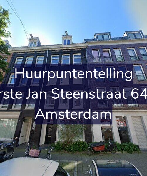 Foto gevel Huurpuntentelling voor Eerste Jan Steenstraat 64-H, Amsterdam