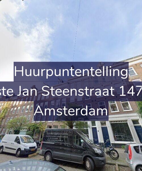 Foto gevel Huurpuntentelling voor Eerste Jan Steenstraat 147-2V, Amsterdam