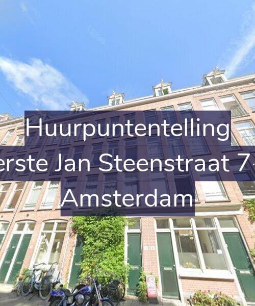 Foto gevel Huurpuntentelling voor Eerste Jan Steenstraat 7-2, Amsterdam