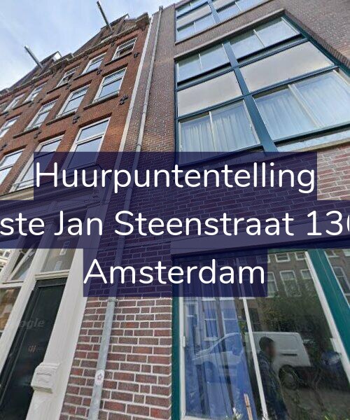 Foto gevel Huurpuntentelling voor Eerste Jan Steenstraat 136-1, Amsterdam