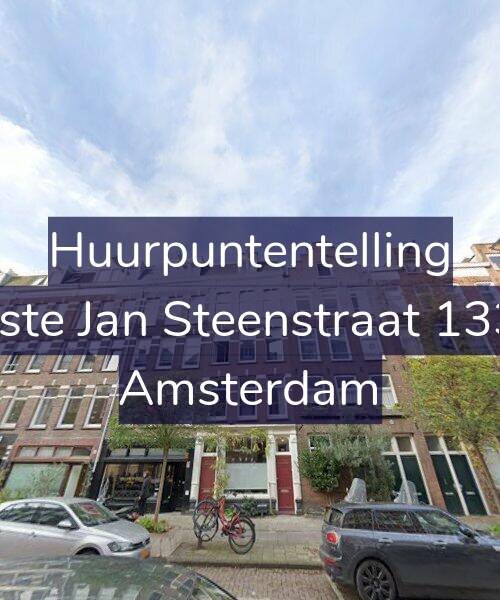 Foto gevel Huurpuntentelling voor Eerste Jan Steenstraat 133-1, Amsterdam