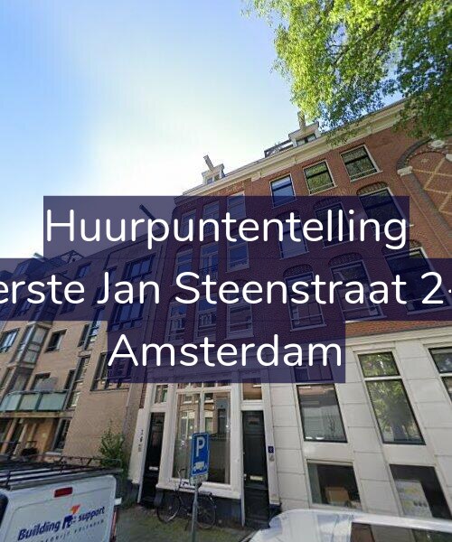 Foto gevel Huurpuntentelling voor Eerste Jan Steenstraat 2-4, Amsterdam